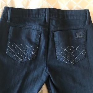 Joe’s Honey Black Rhinestone Jeans 29” w